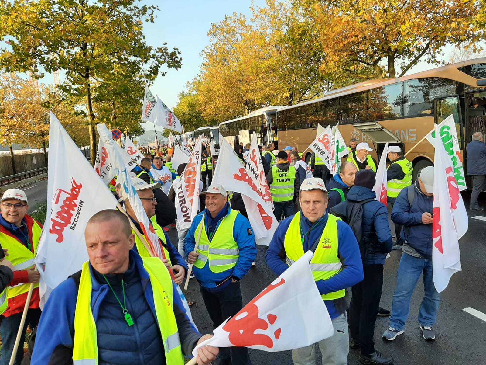Luksemburg - przygotowanie do manifestacji