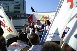 Pikieta pod Elektrownią Pomorzany 19.II.2015